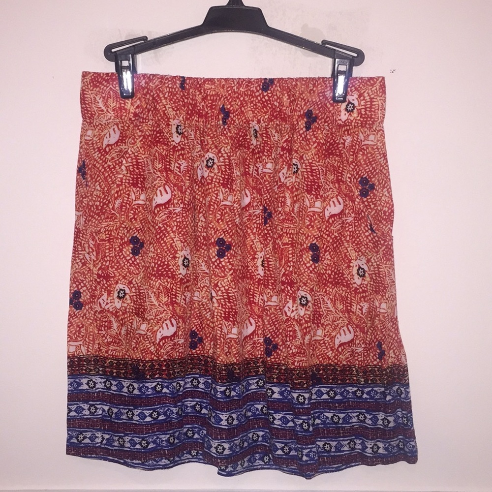 CAbi Floral Design Skirt